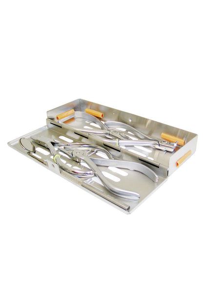 Sterilization Cassette - Holds 4 Pliers and 2 - 4 Hand Instruments